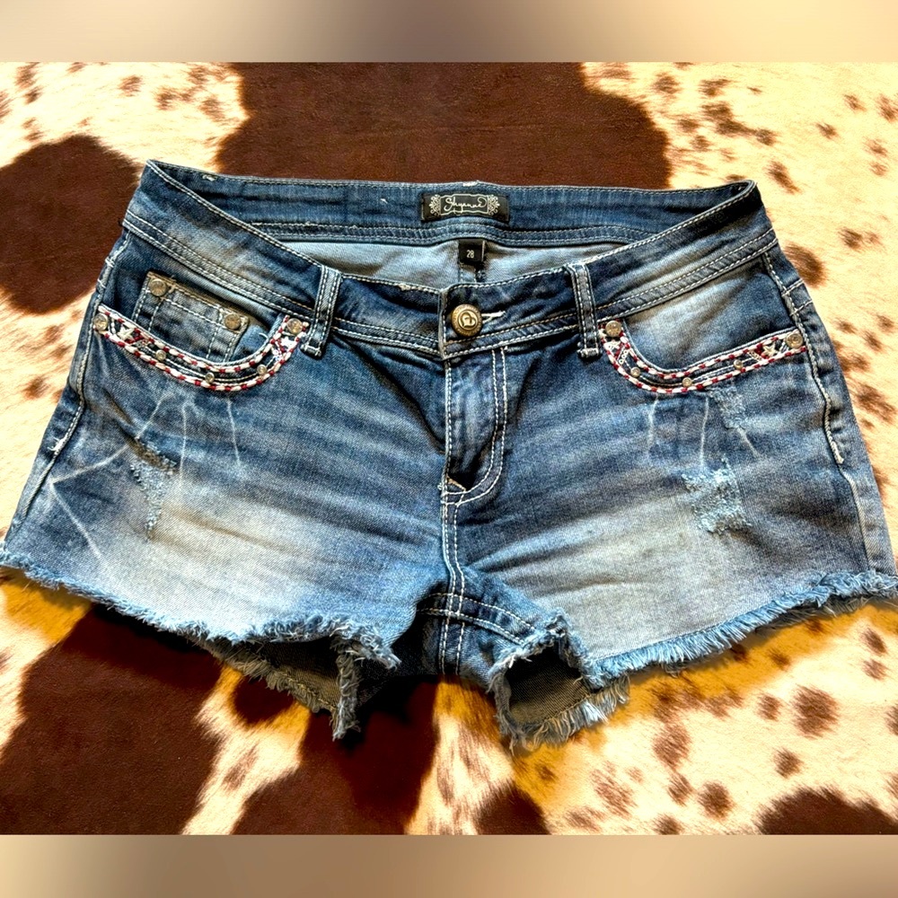 Women’s Shyanne Shorts w/Rhinestone Detail!